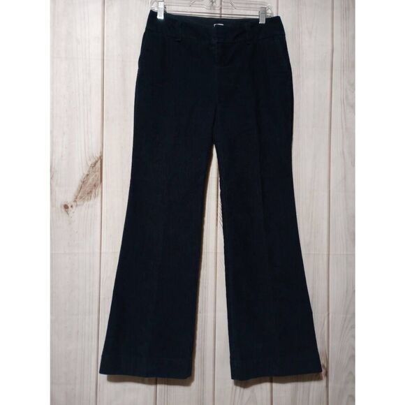 Gap Pants Ladies 2 Navy Corduroy‎ Bootcut - Picture 1 of 7